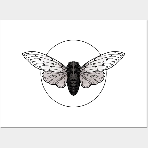 Cicada Wall Art by venuspandemia